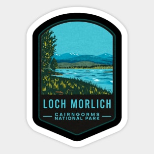 Loch Morlich Cairngorms National Park Sticker